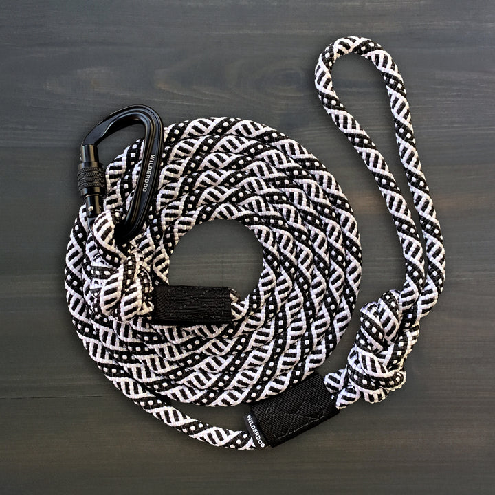 Climbing Rope Big Carabiner Leash - Durable Dog Leash | Wilderdog