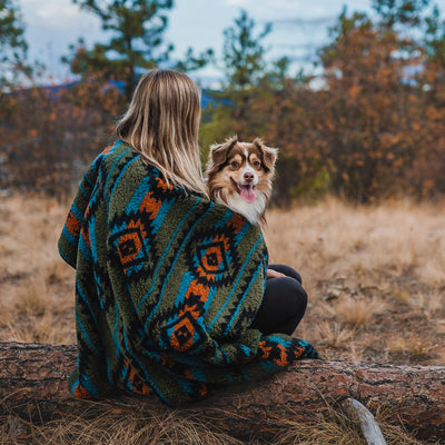 Sherpa Fleece Waterproof Blanket