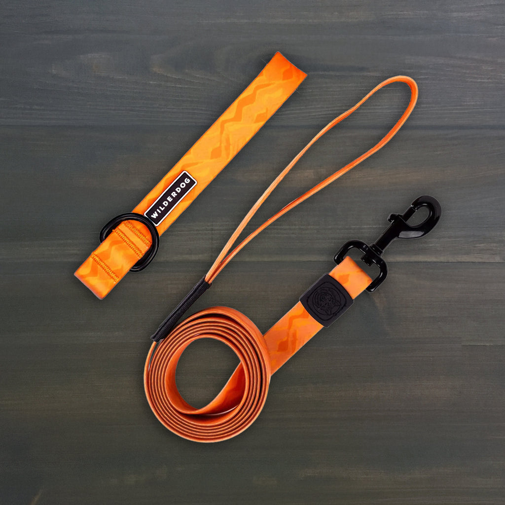 Terracotta Waterproof Leash + Collar Bundle