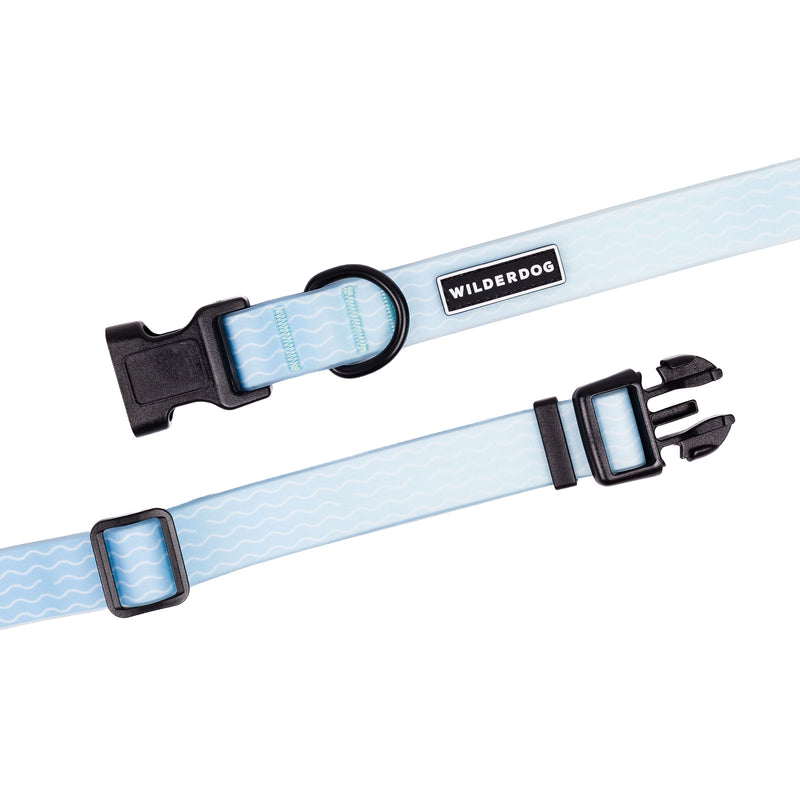 saltwater waterproof collar on a white background; Brian Walker product photograph