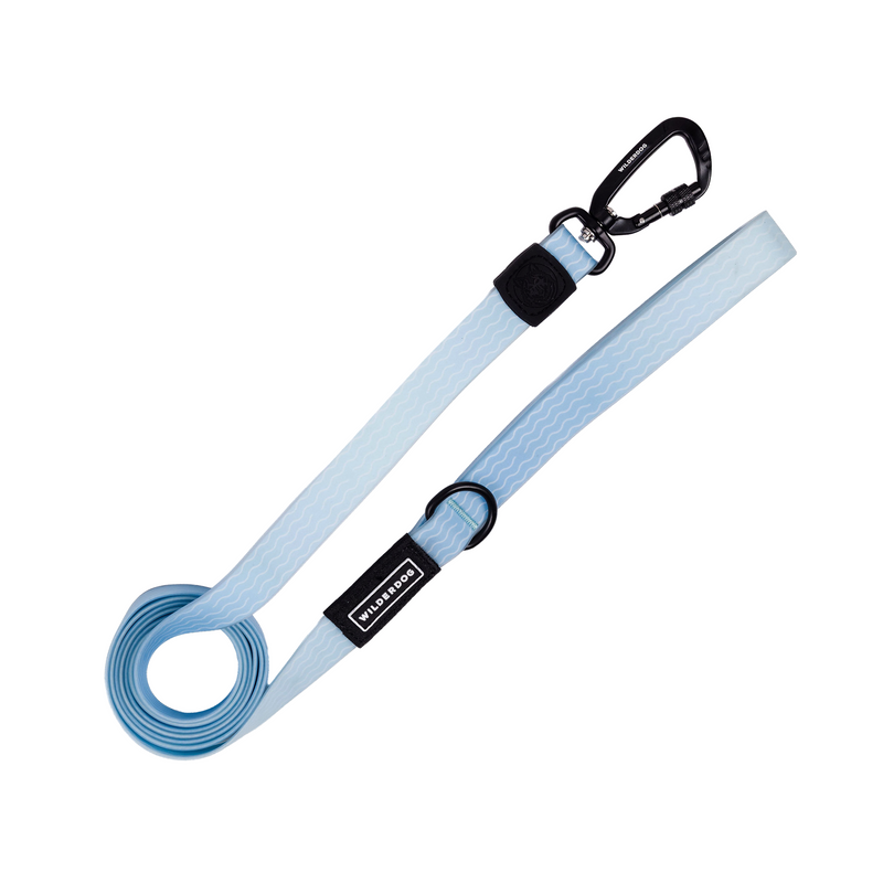 saltwater waterproof leash on a white background; Brian Walker product photograph