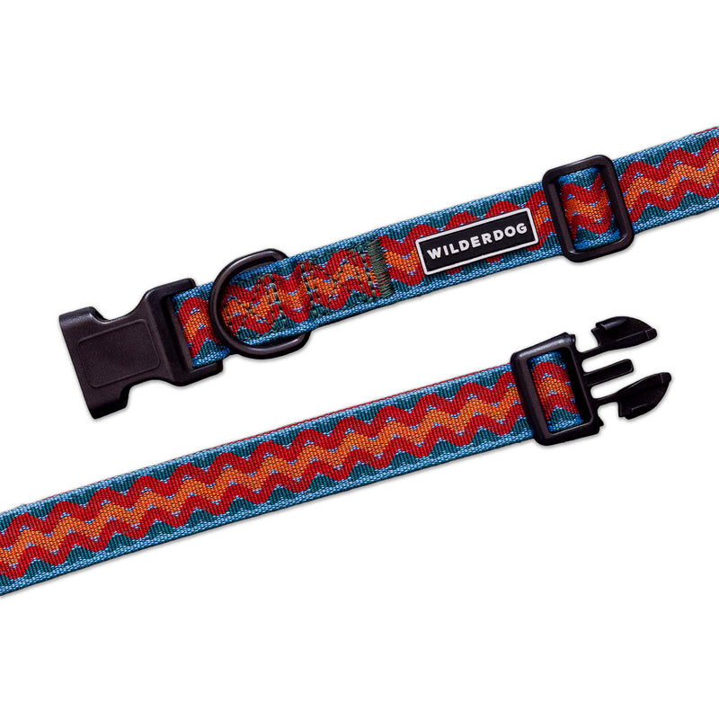 The Sumac Ultralight Collar features lightweight polyester webbing and a durable black buckle from the Ultralight Collection.