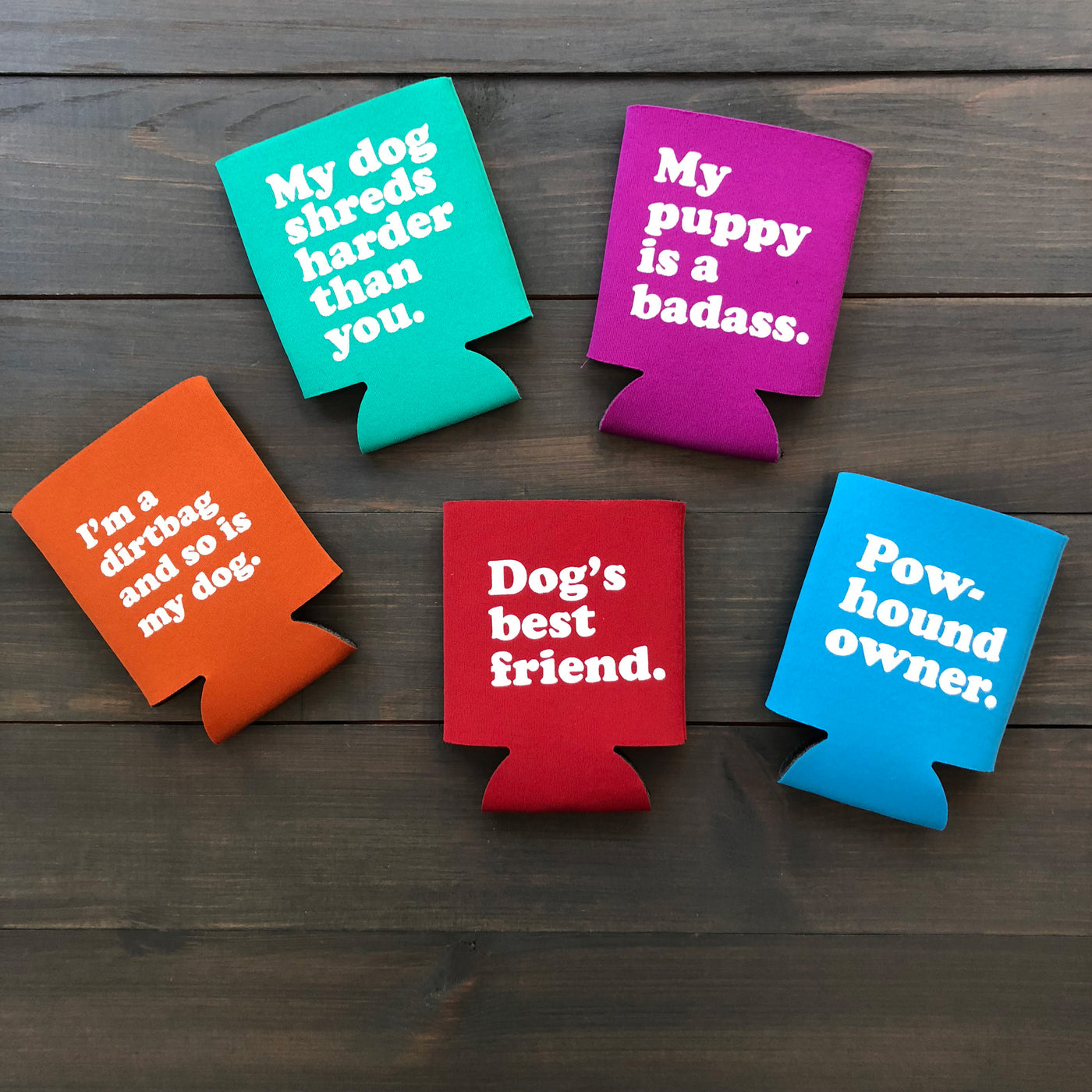 Party Dog Koozies